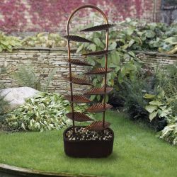 Alpine Corporation Leaves Tiered Fountain