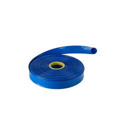 Alpine Corporation 23"L 1-1/2" ID Blue PVC Flat Water Discharge Hose x 300 FT