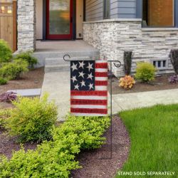 Land of the Free Garden Flag