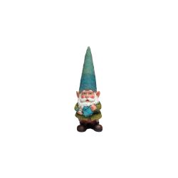 Alpine Corporation 16"L Gnome Holding a Watering Can Statue
