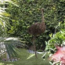Peeking Ostrich Statue