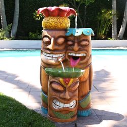 3 Tier Tiki Fountain with LED Lights