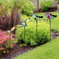Colorful Insect Garden Stake -Assorted Tray Pack of 12