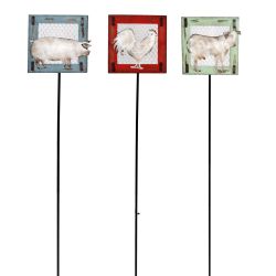 Alpine Corporation Wooden Framed Garden Stake