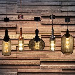 Solar Hanging Lanterns w/LEDs and Stand-Asst Master Pk of 15