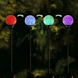 Solar Mystic Ball Garden Stakes - Tray Pack of 16