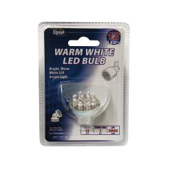 Alpine Corporation 26"L LED Bulb Display Case - Warm White 12pcs