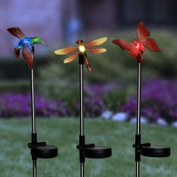 Solar Critters Garden Stake w/LED and Try Me-Tray Pack of 12