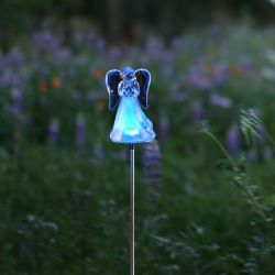 Alpine Corporation Solar Angel Garden Stake w/ LED Lights - Tray Pack of 20